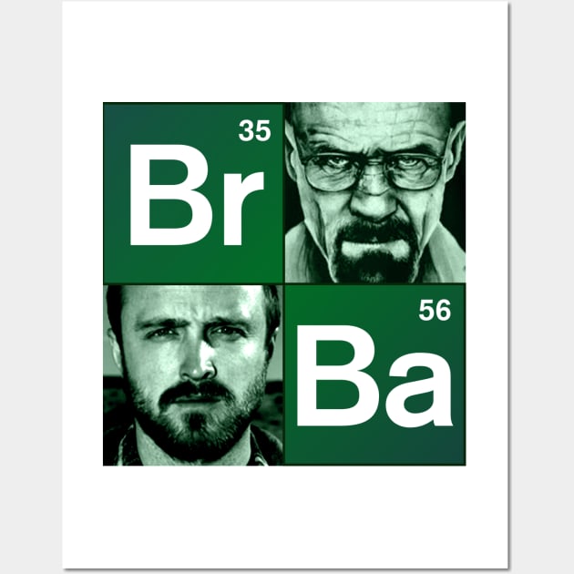 Jesse&Walter White Wall Art by Aries Black